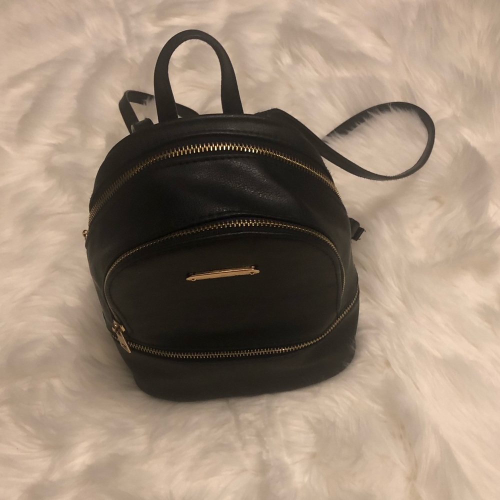 Black small backpack